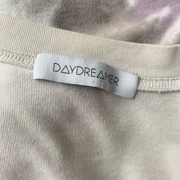 DAYDREAMER Tie Dye Crew Neck Lightweight Long Sleeve Dolman Top - Picture 5 of 7